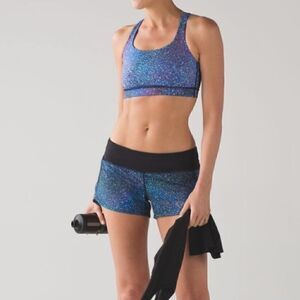 Rare lululemon galaxy multi dog speed shorts 4